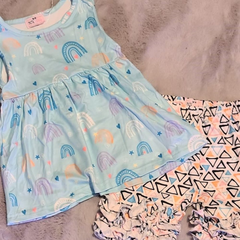 Shorts Set - Milk Silk
